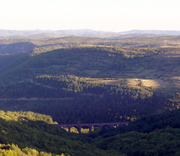 Point de vue panoramique des Cévennes